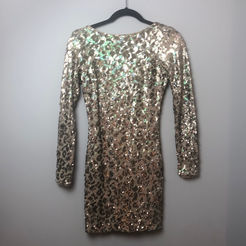 Dress the population sequin dress